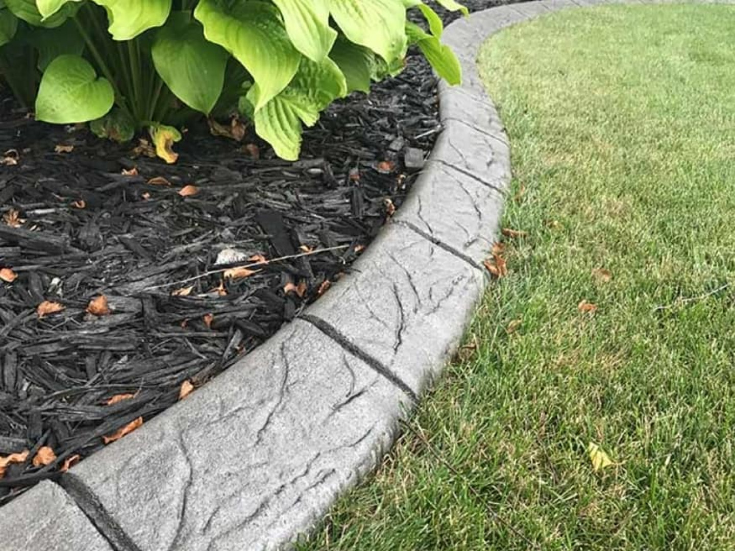 Decorative Concrete Curbing and Landscape Edging | Joey K's Plowing ...